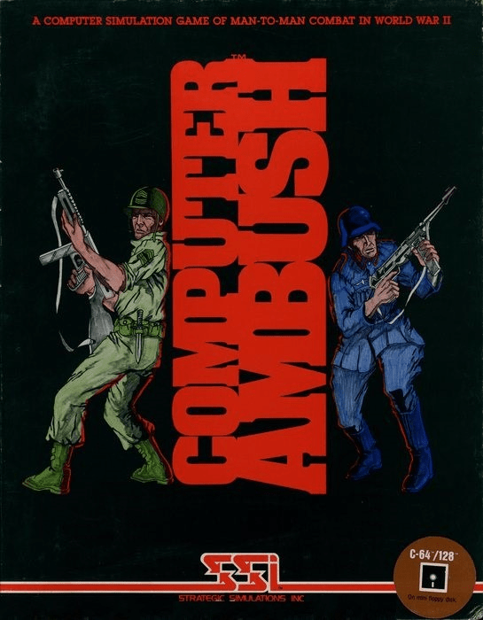 Computer Ambush box art for Commodore 64